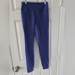 Victoria Secret PINK Women's Blue High-Waisted Leggings